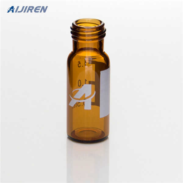 silicone slit septa chromatography glass vials amber glass